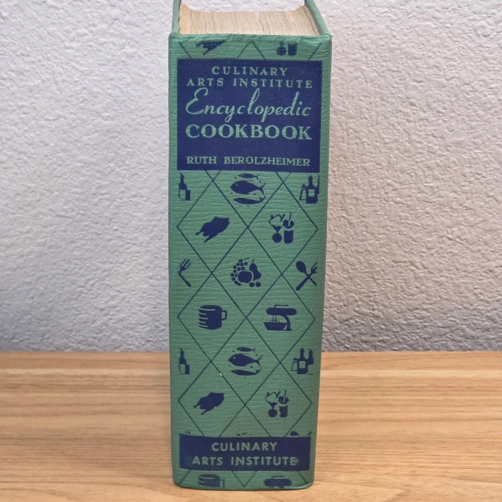 Culinary Arts Institute Encyclopedic Cookbook 1950 Illustrated Hardcover Vintage